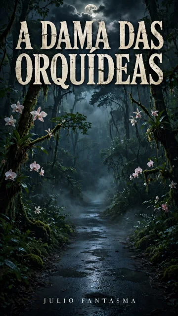 Capa de A Dama das Orquídeas